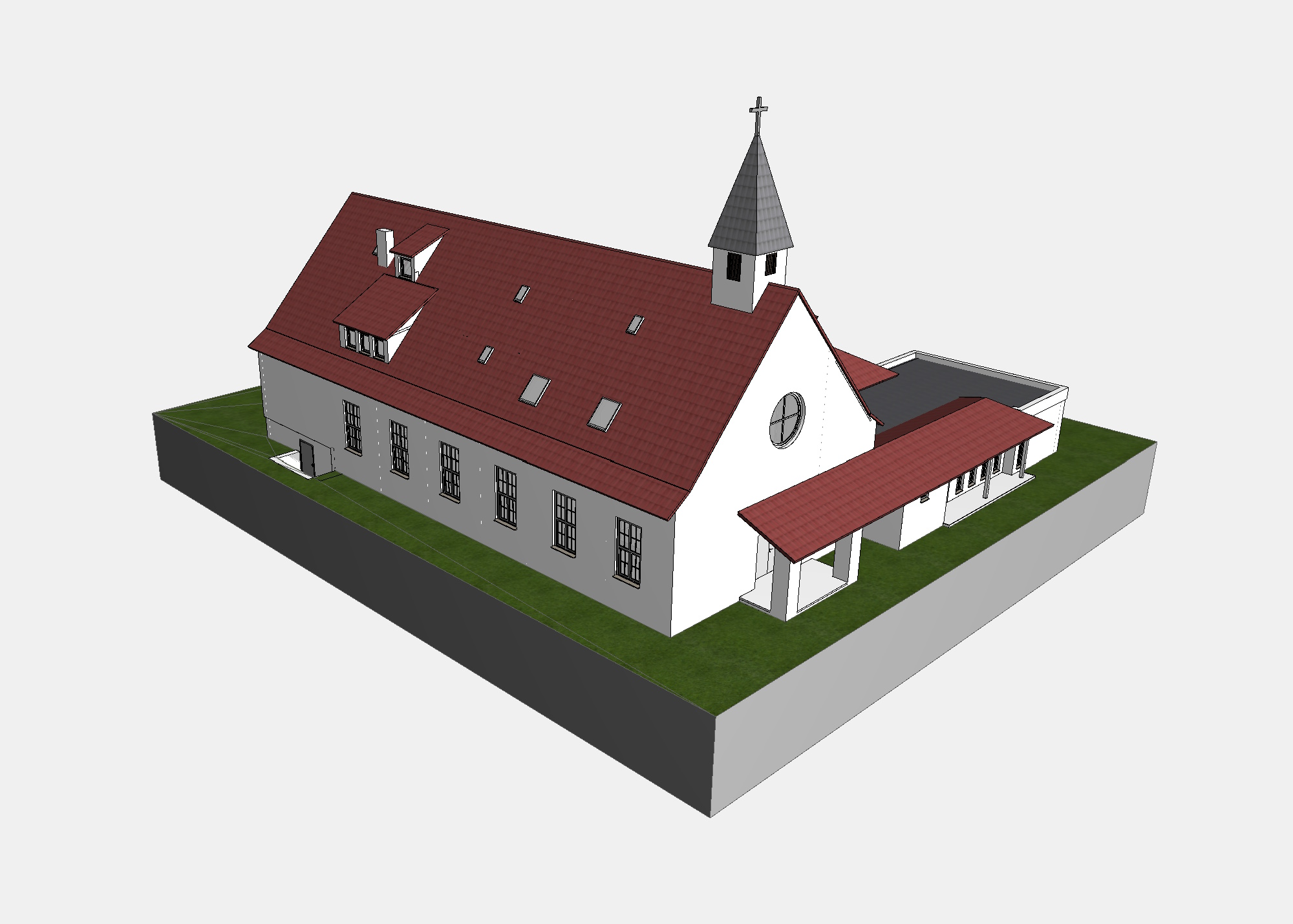 Historic Church · Scan to BIM — BIM model